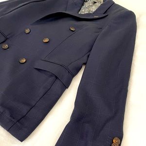 Sarar - Double-Breasted Blazer - Size: 38S